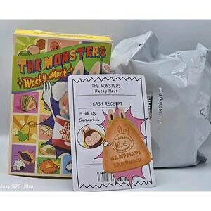 Pop Mart The Monsters Wacky Mart Series Figures Sandwich Open Box Sealed Bag